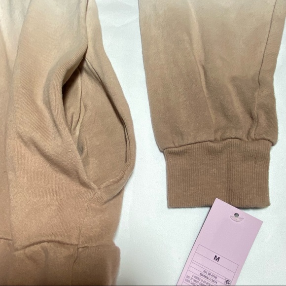 NWT Wild Fable Long Sleeve Ombre Baby Doll Dress Size Medium Cream Brown - Picture 4 of 7